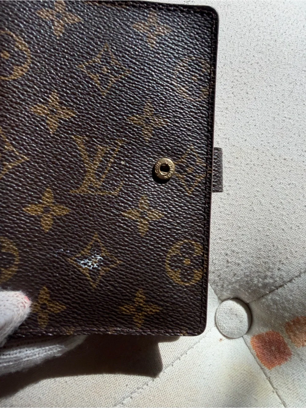 Authentic Louis Vuitton Monogram Canvas Card & Key Holder in Brown